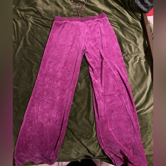 Purple Victoria Secret track suit pants - Picture 3 of 4